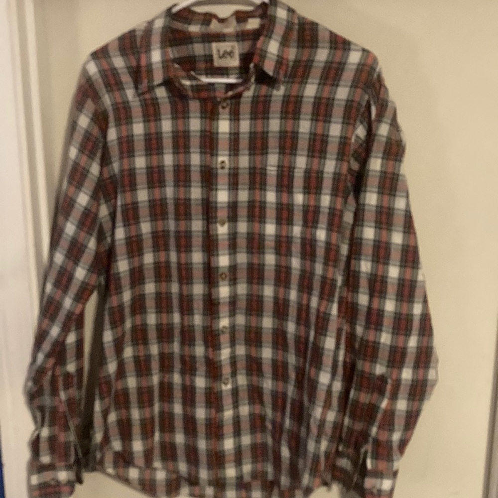 Lee Men's Multicolor Plaid Casual Shirt